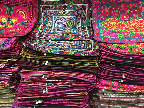 ปลอกหมอนผ้าชาวเขา